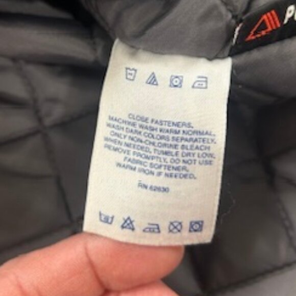 Vintage Lands' End Aircore 200 Red Fleece-Lined Parka Men’s | Winter coat | XL - Picture 10 of 11